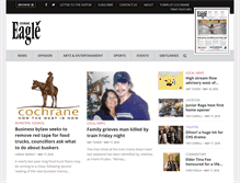 Tablet Screenshot of cochraneeagle.com